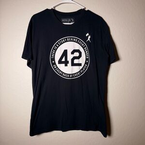 Men’s BASEBALLISM Jackie Robinson 42 t shirt size large
